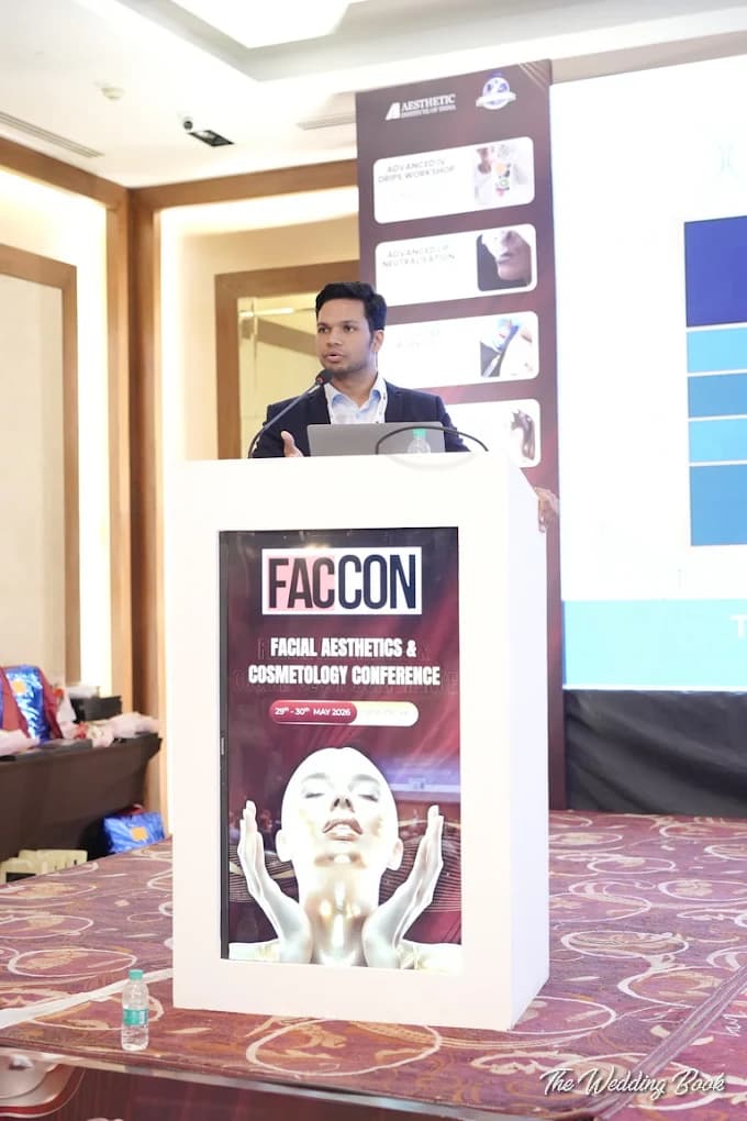 Dr. Pawan Goel speaking at the FACCON conference